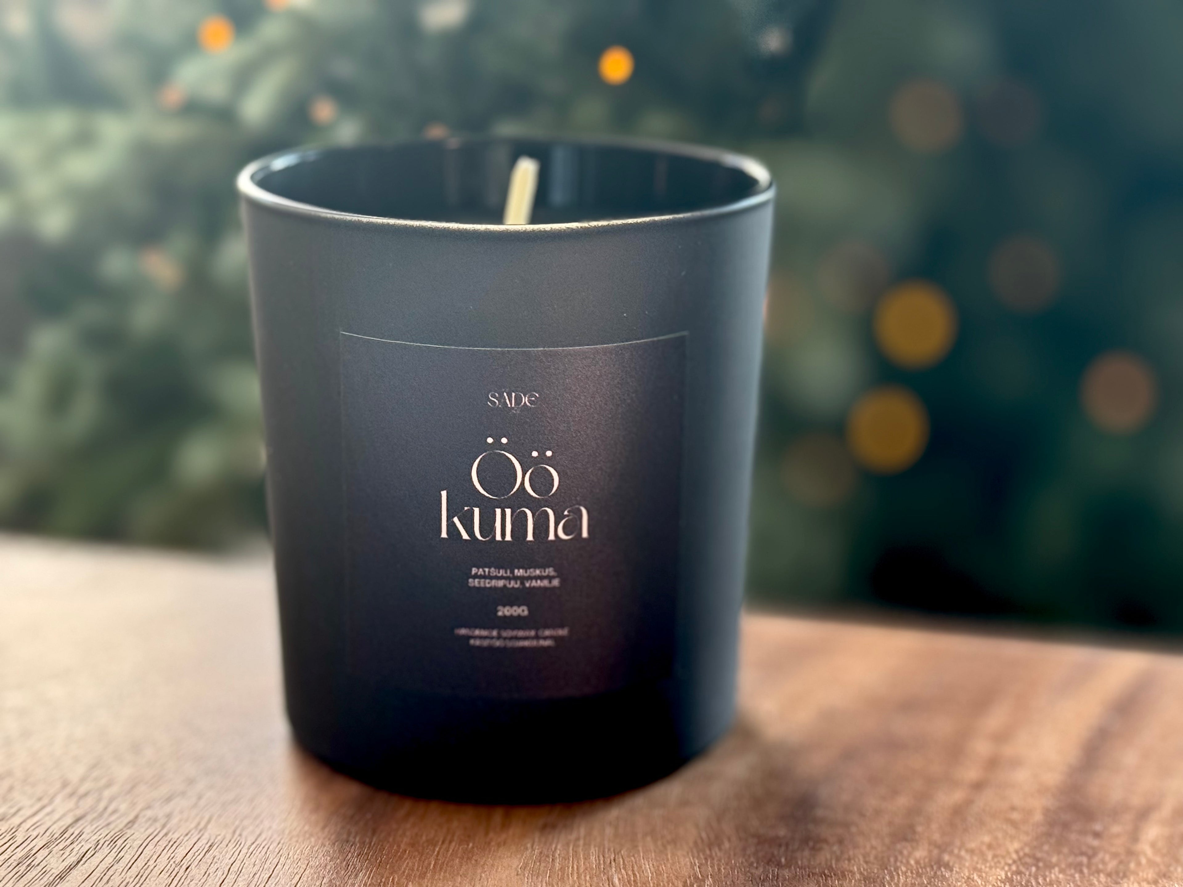 Sojavahast lõhnaküünal 'Öökuma' 200g