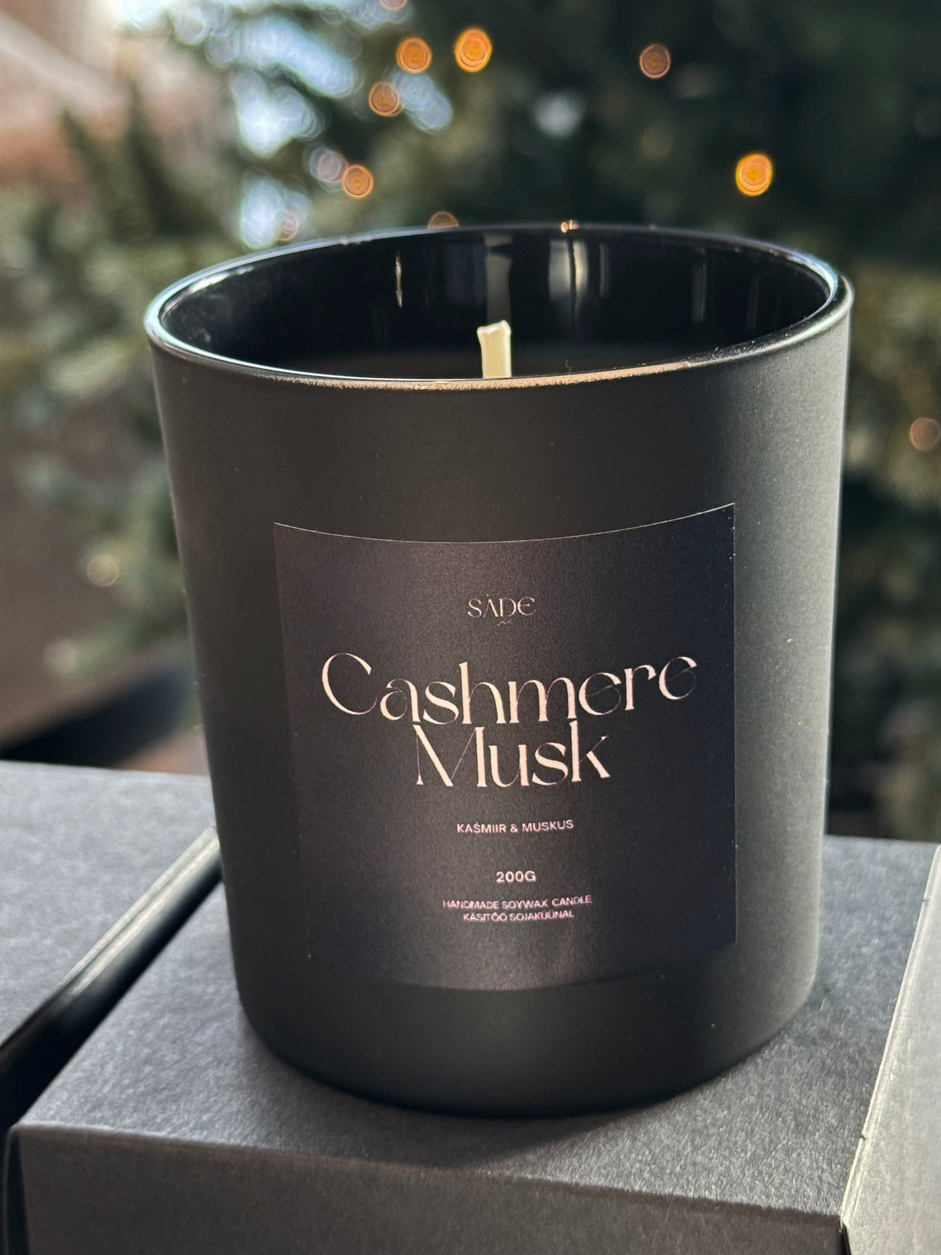 Sojavahast lõhnaküünal 'Cashmere Musk' 200g