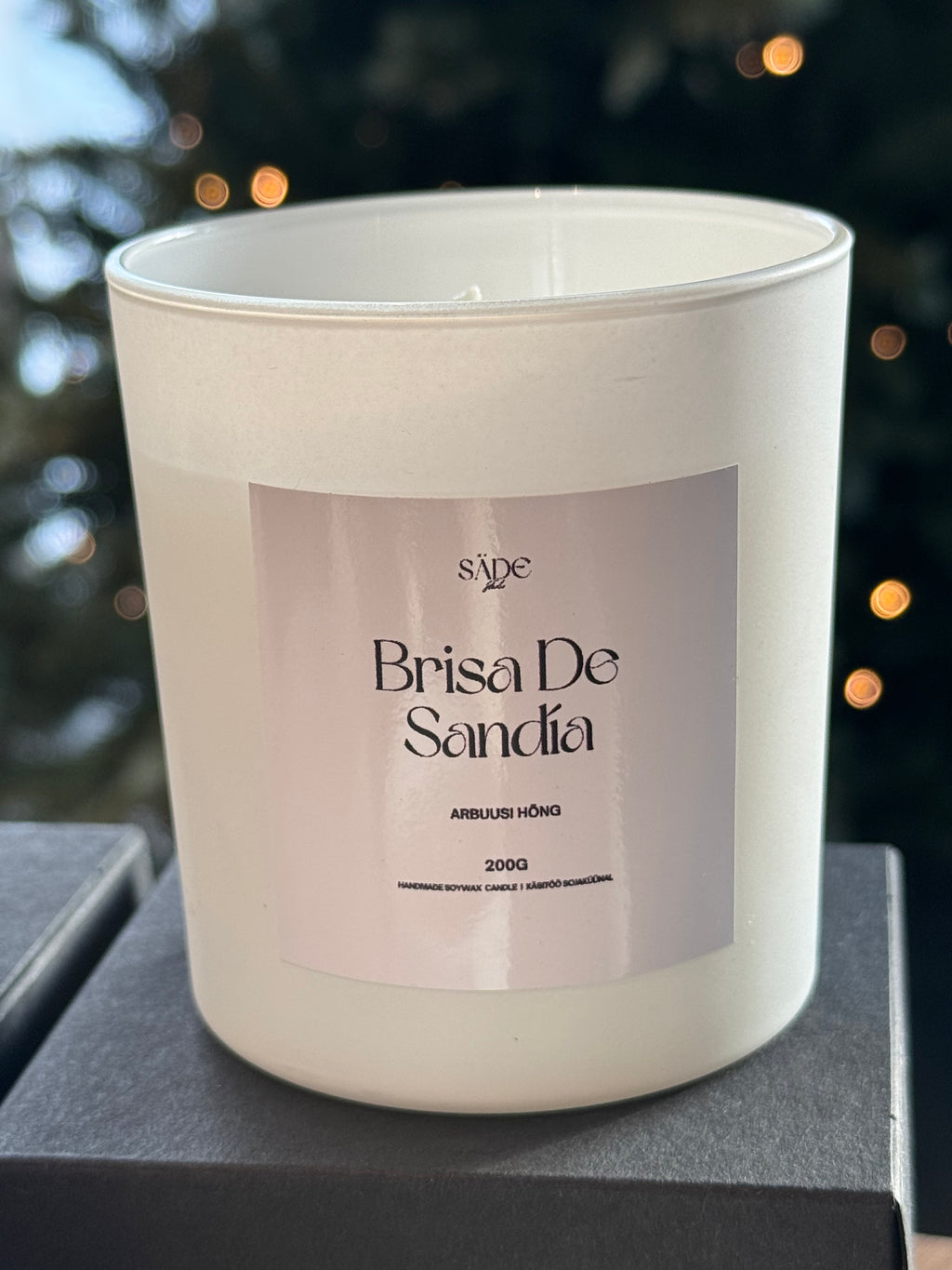 Sojavahast lõhnaküünal "Brisa De Sandia" 200g