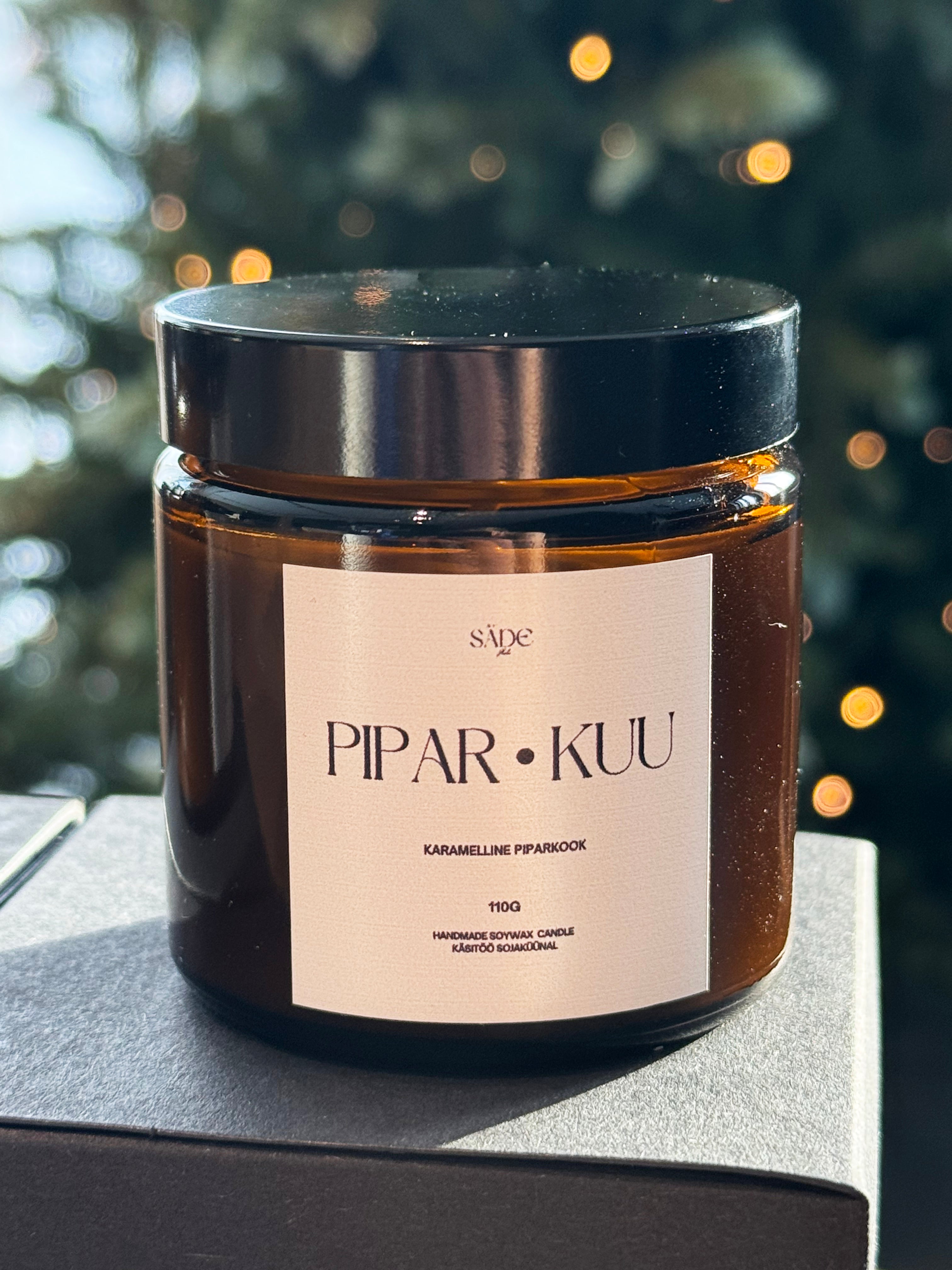 Sojavahast lõhnaküünal 'Piparkuu' 110g