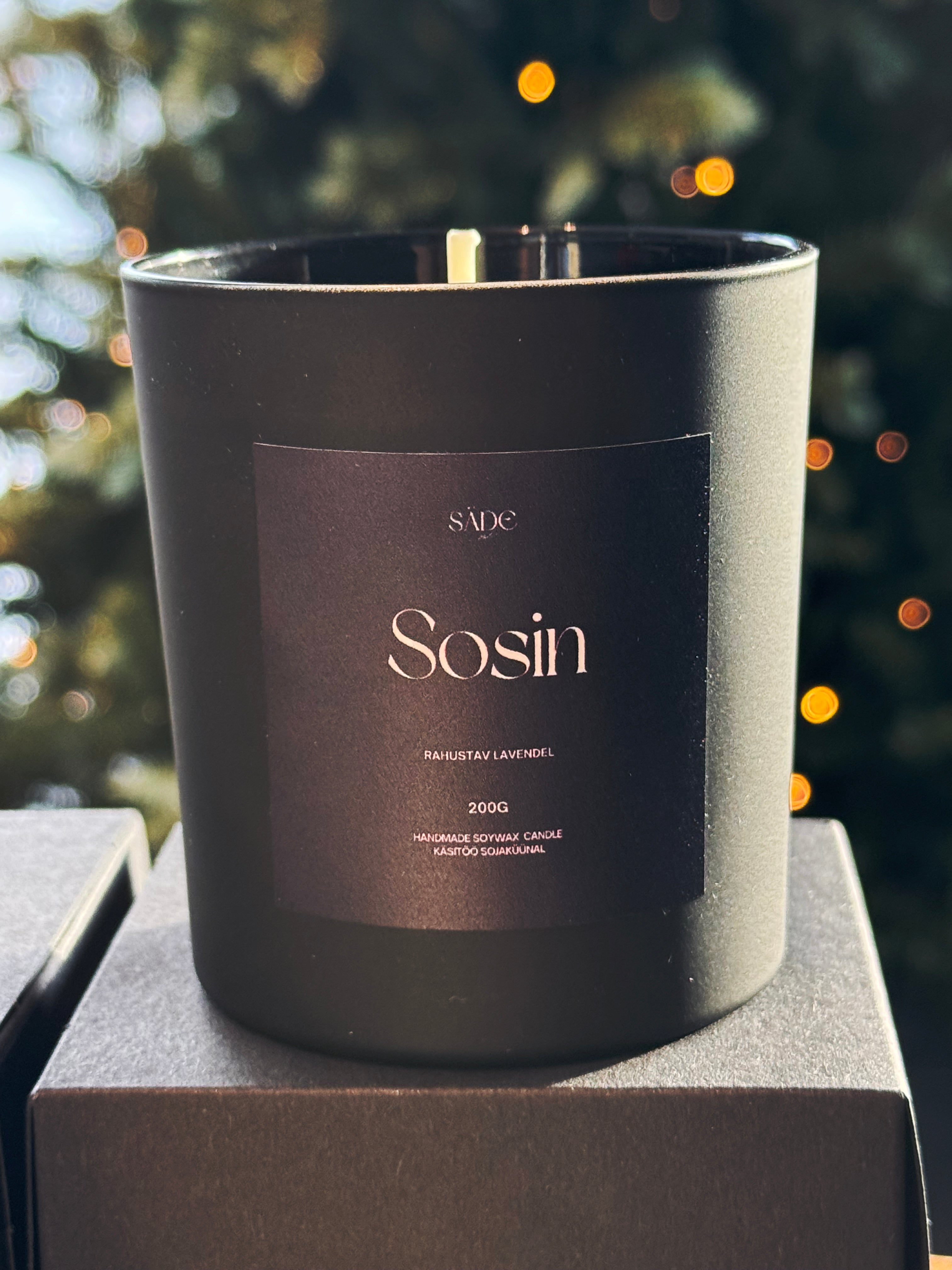 Sojavahast lõhnaküünal 'Sosin' 200g