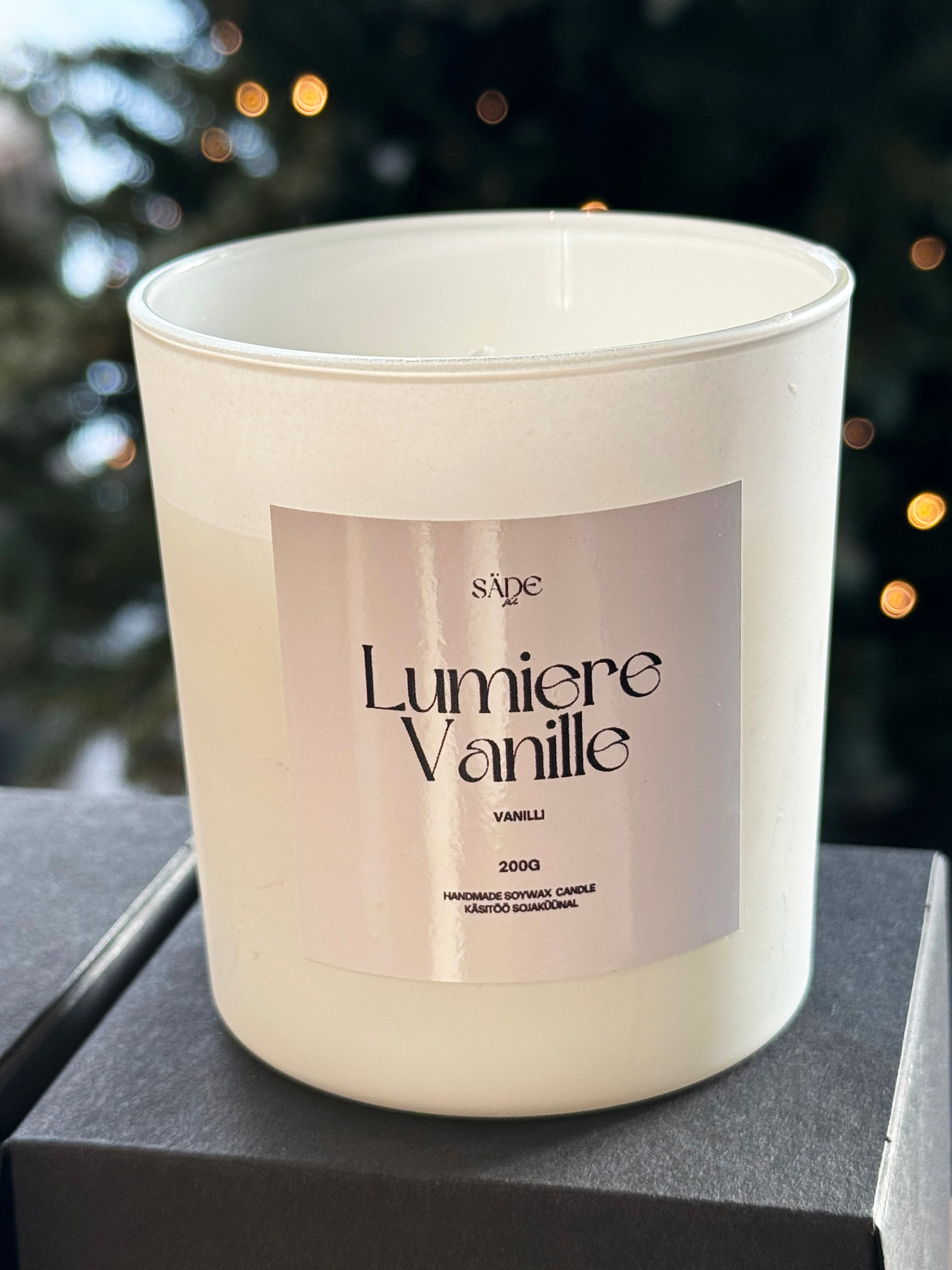 Sojavahast lõhnaküünal 'Lumiere Vanille' 200g